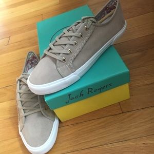 NWT Jack Rogers suede sneakers